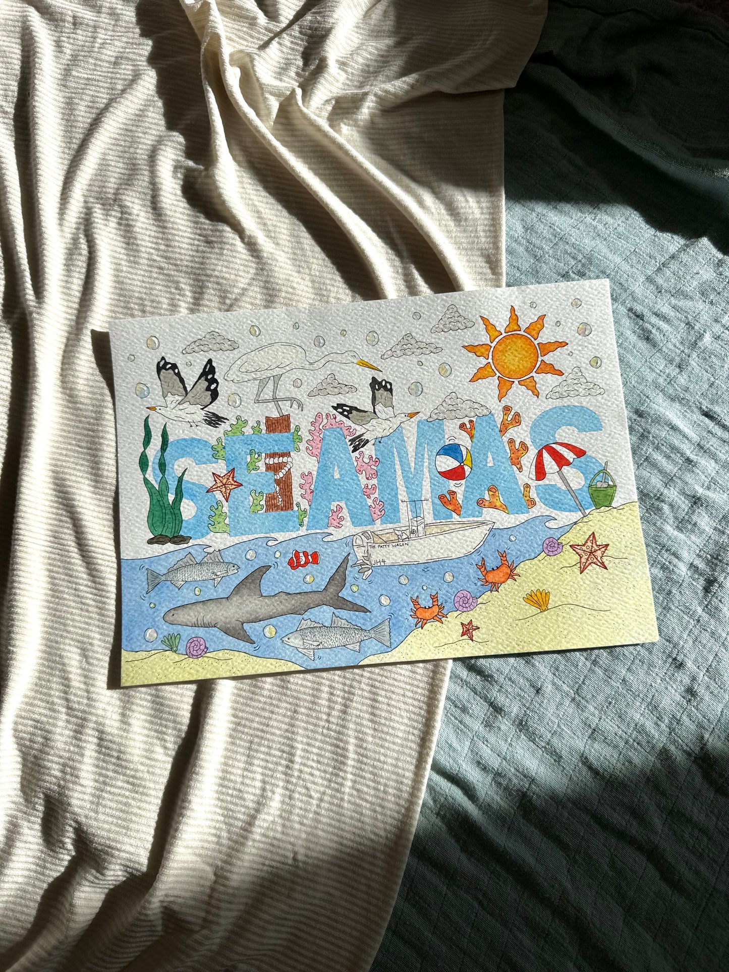 Personalised Hand Painted Name Artwork