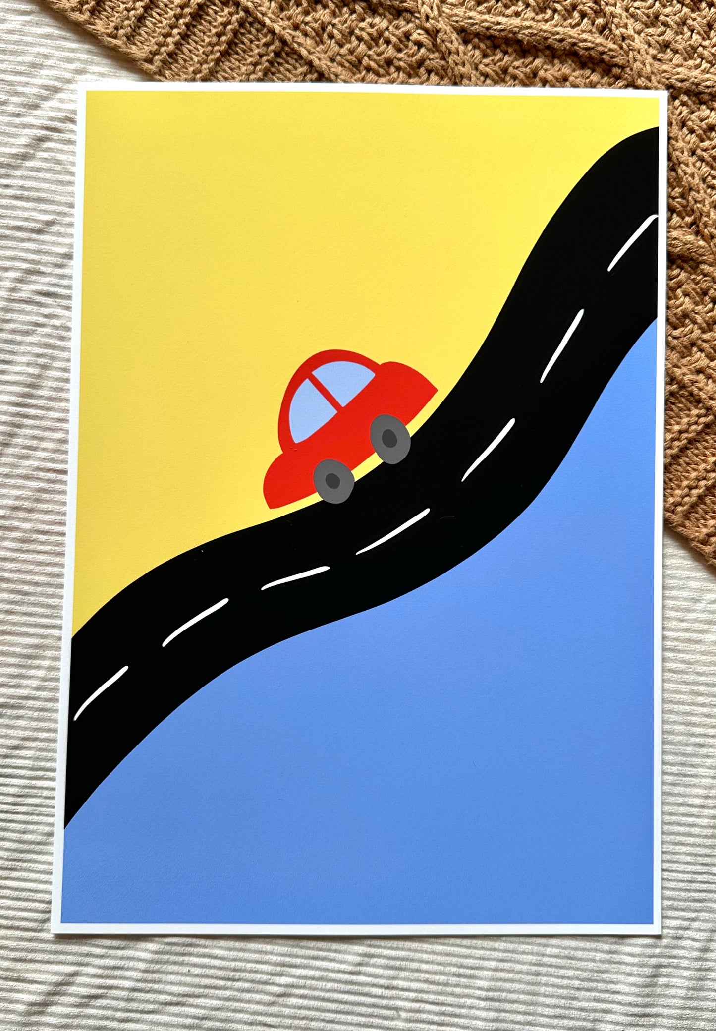 Car & Garbage Truck Prints