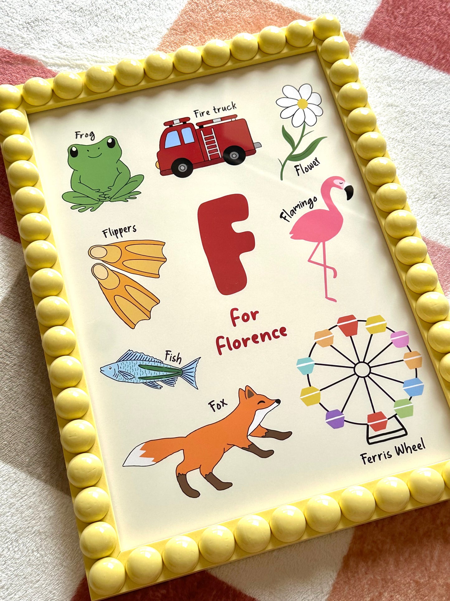 Custom Name Letter Poster