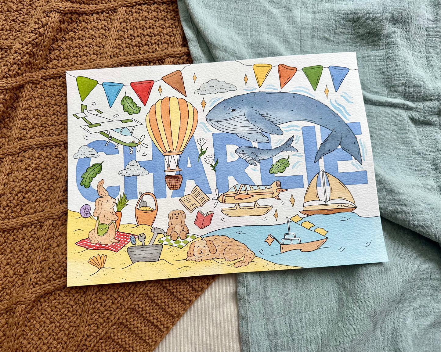 Personalised Hand Painted Name Artwork