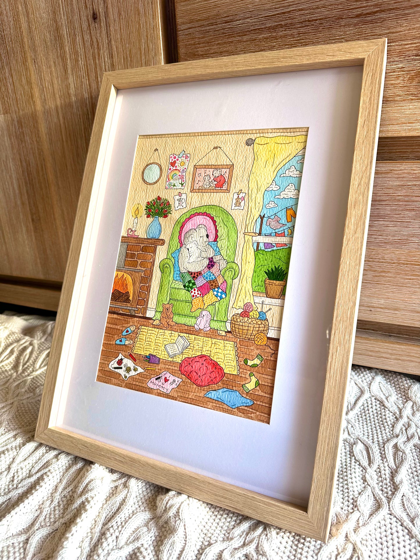 Koala's Embrace Print