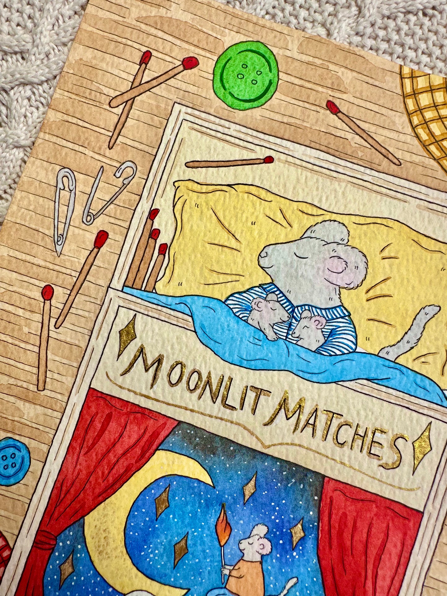 Matchbox Mice Print