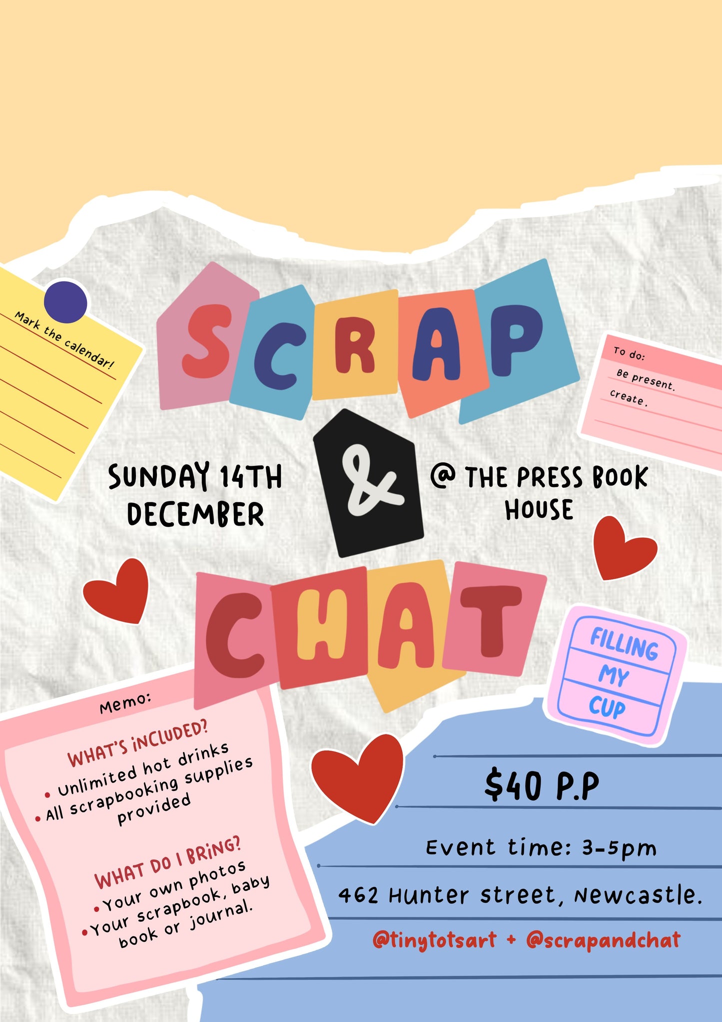 Scrap and Chat Ticket - 14th of December 2025