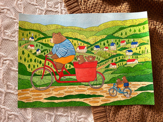 Home Over the Hill Print