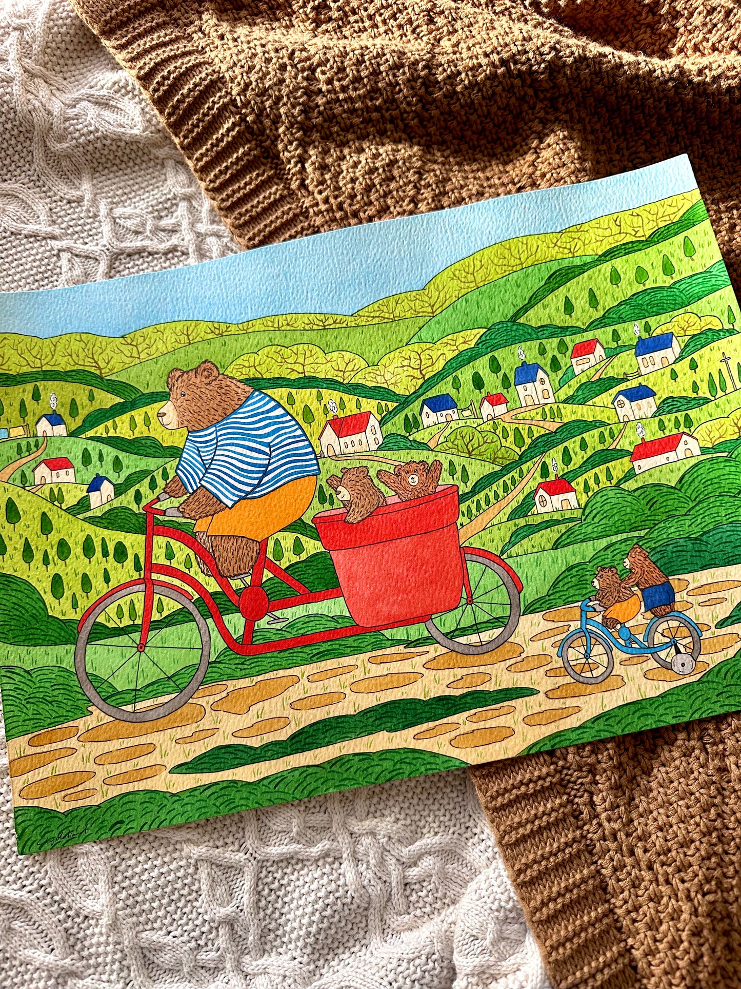Home Over the Hill Print