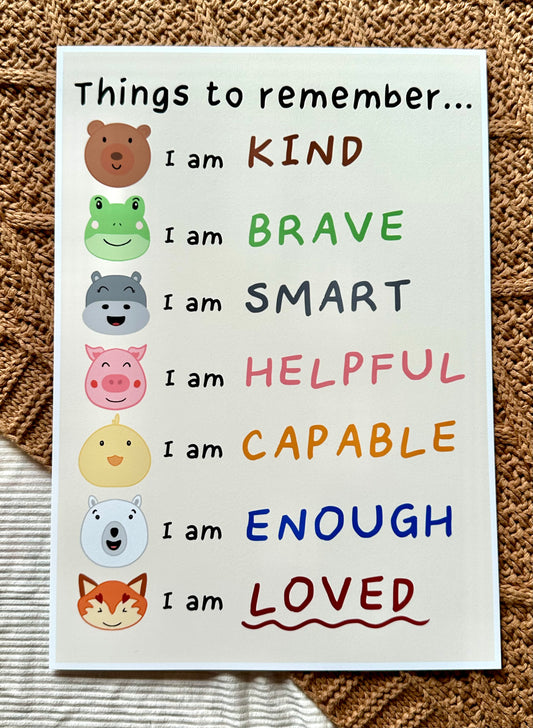Things to Remember Print