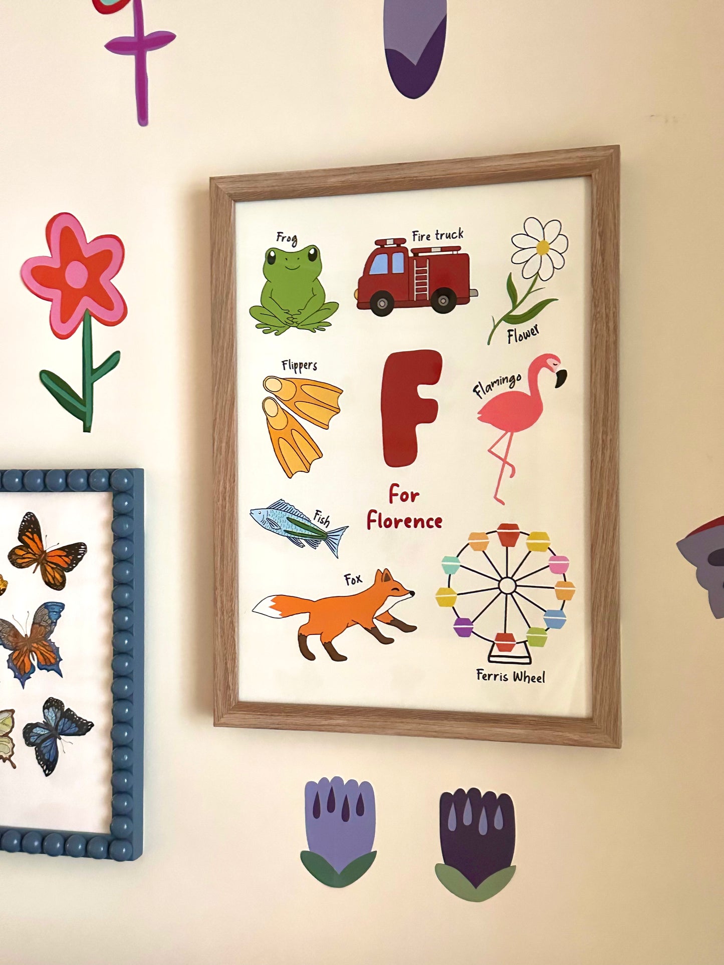 Custom Name Letter Poster
