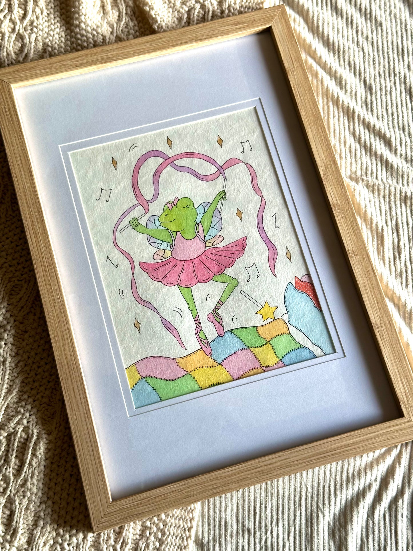 Pirouette in the pond Print